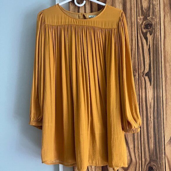 Mustard Yellow Urban Outfitters Short Dinner Dress - Picture 1 of 5